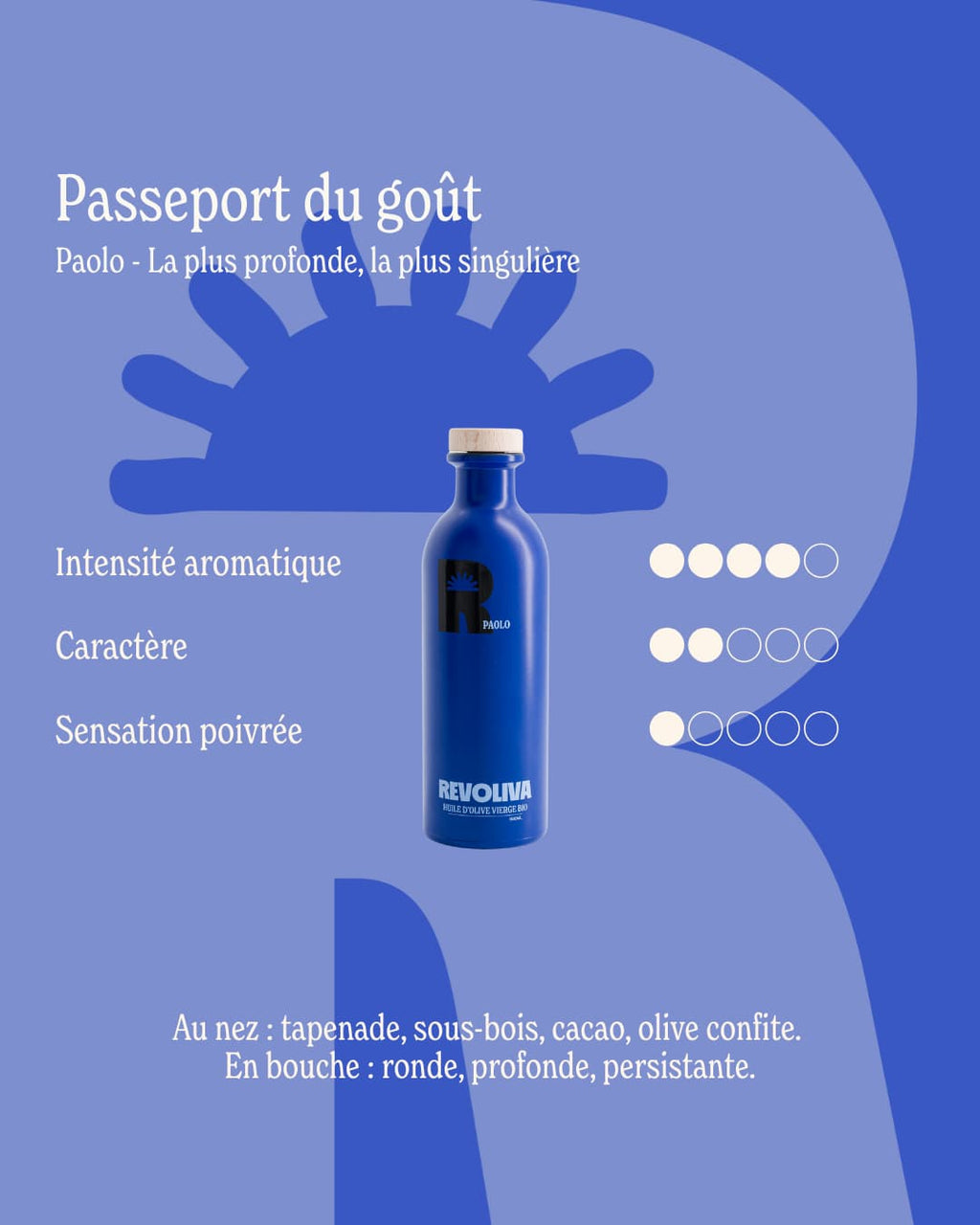 Bouteille - Huile d’olive Paolo - 500ML