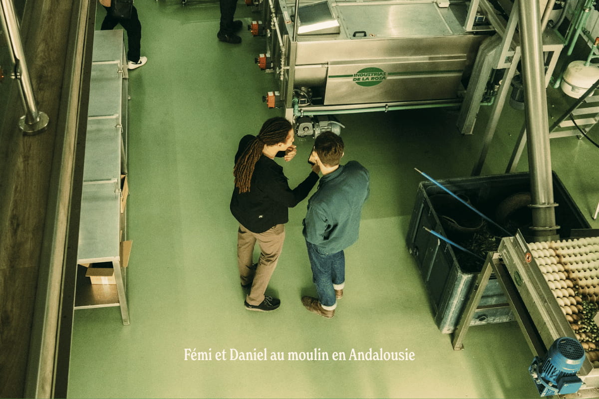 Daniel et Fémi au moulin en Andalousie Image